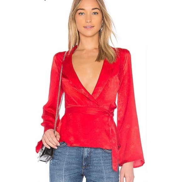 Revolve x L'Academie The Russell Blouse - Picture 1 of 5